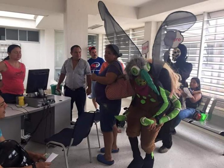 Campaña “Que NO te pique el Zancudo… Mosquéate”, llegó al hospital de Canaima