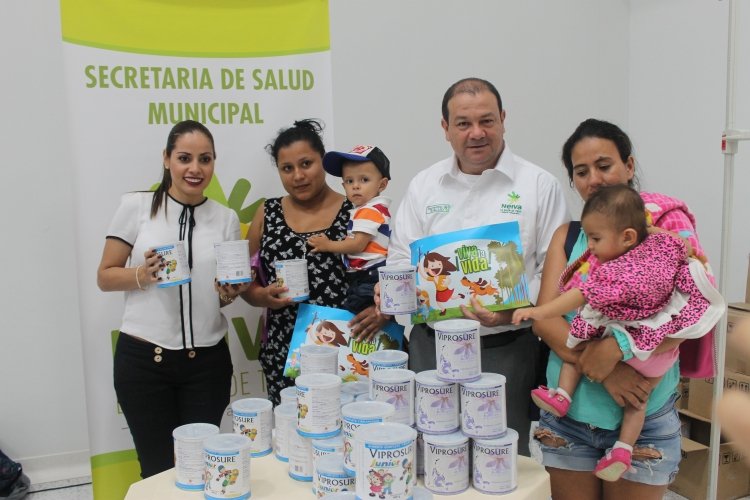 Niños, niñas y madres gestantes recibieron complementos nutricionales